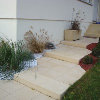 galets décoratif a bergheim - Massif et plantation